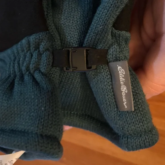 Eddie Bauer Green and Black Outdoor Gloves - Picture 4 of 7